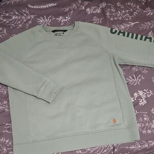Carhartt Women's Mint Crewneck Sweater Size Large